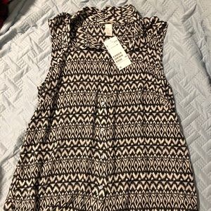 H&M Button Up Tank Top